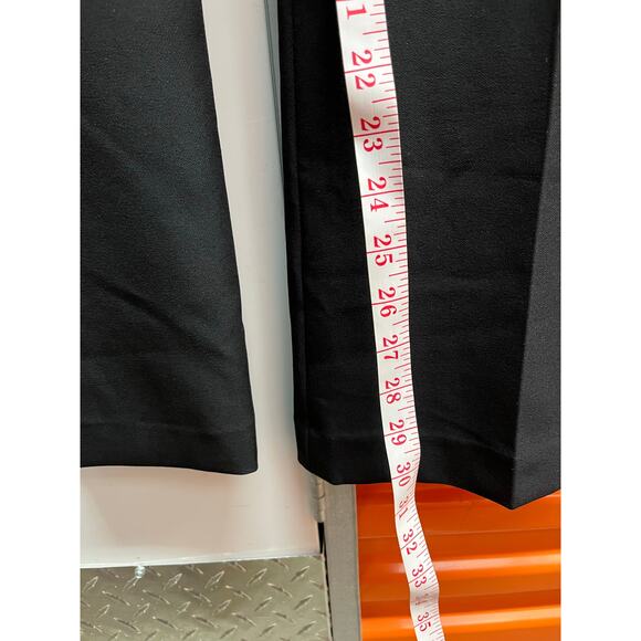 Express - Editor Mid Rise Flare Pant / 4 / Black - Picture 11 of 11